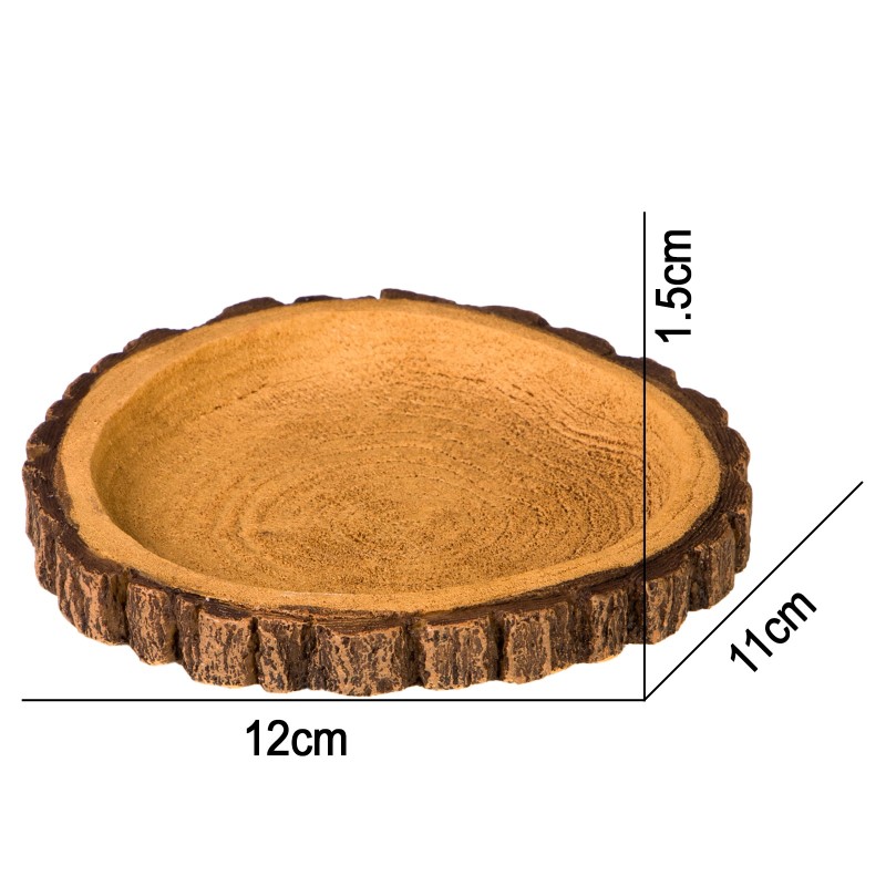 Terrario Tree Ring Bowl M - Natural Style